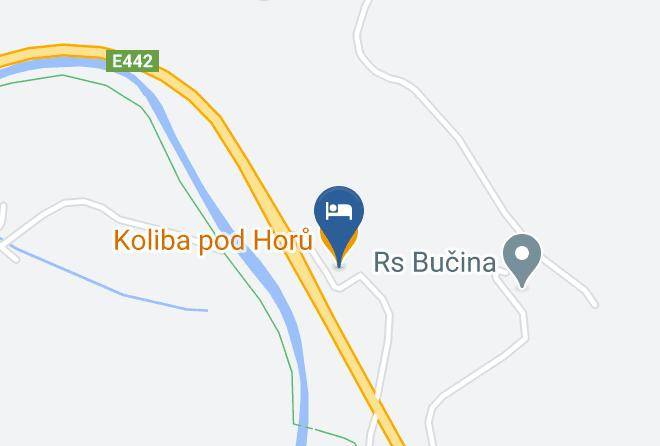 Vsetin - Koliba Pod Horu Maps