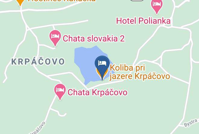 Brezno - Koliba Pri Jazere Krpacovo Maps