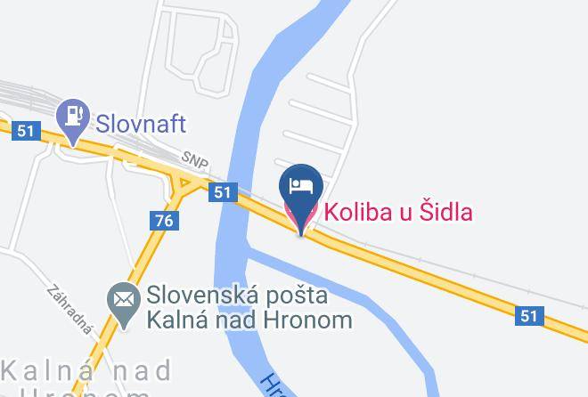 Levice - Koliba U Sidla Maps
