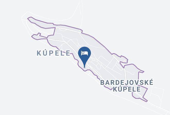Bardejov - Kolibrik Penzion Maps