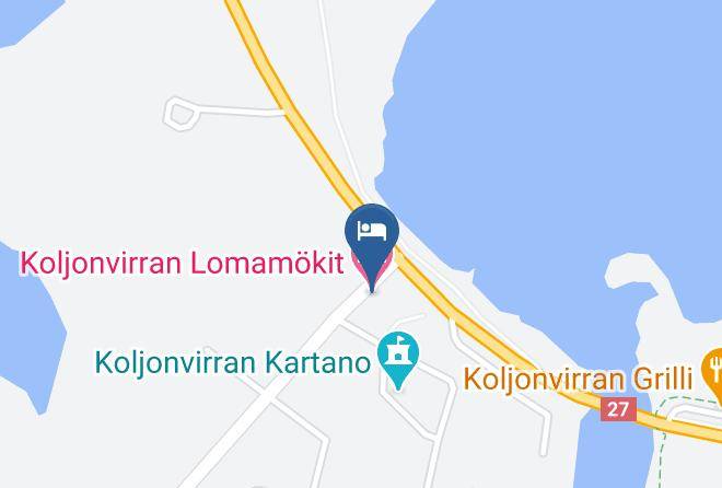 Iisalmi - Koljonvirran Lomamokit Maps
