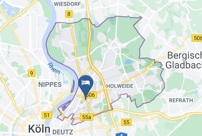 Cologne - Koln City Hotel Maps