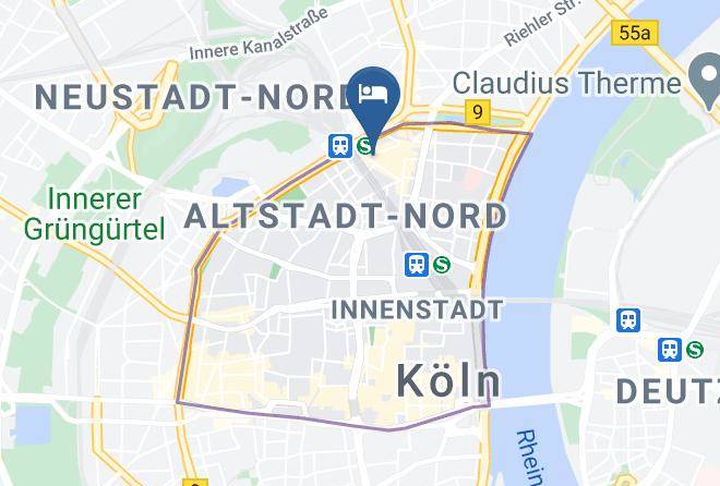 Cologne - Kolner Pension Maps