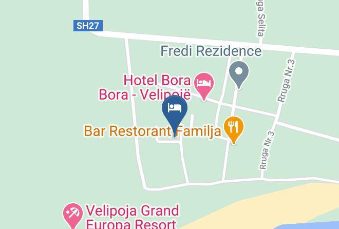 Shkoder - Kolonia E Artistave Velipoj Maps