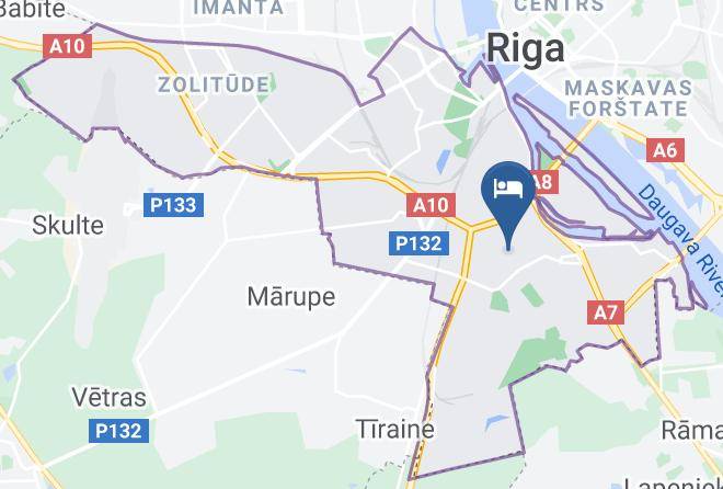 Riga - Kolonna Hotel Brigita Maps