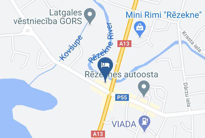Rezekne - Kolonna Hotel Rezekne Maps