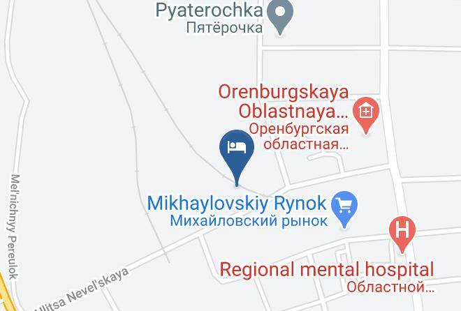 Orenburg - Kolosok Hotel Maps
