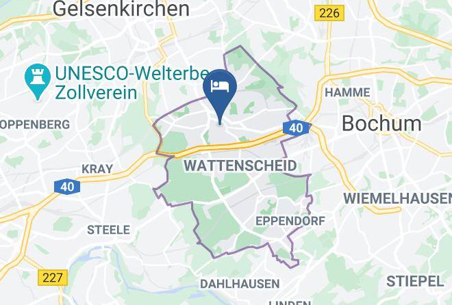 City Max Hotel Bochum Map