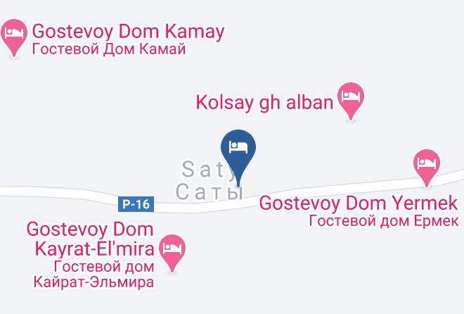 Kazakhstan - Kolsai Lakes Maps