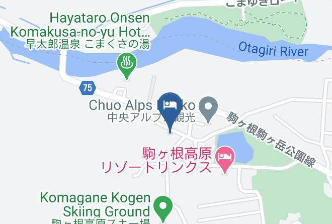 Komagane City - Komagane Highland Hotel Maps