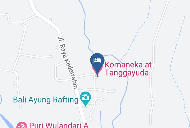 Gianyar Regency - Komaneka At Tanggayuda Maps