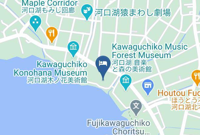 Fujikawaguchiko Townminamitsuru District - Komaya Ryokan Maps
