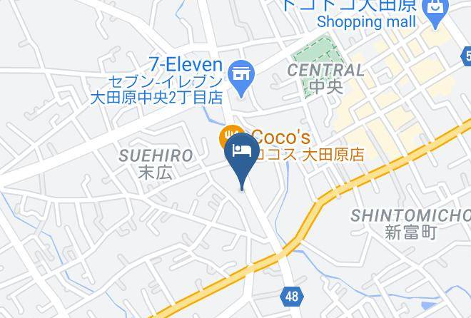 Ohtawara City - Komeya Inn Nasu Shiobara Maps