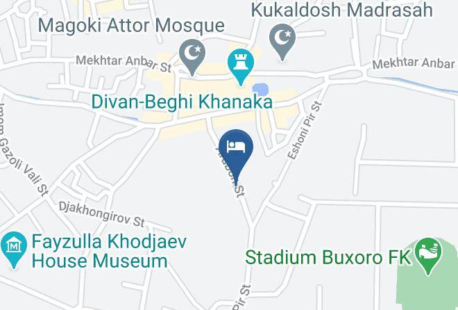 Bukhara - Komil Bukhara Boutique Hotel Maps