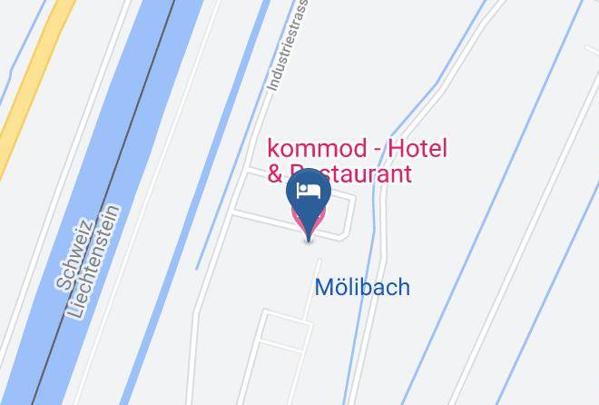 Ruggell - Kommod Hotel & Restaurant Maps