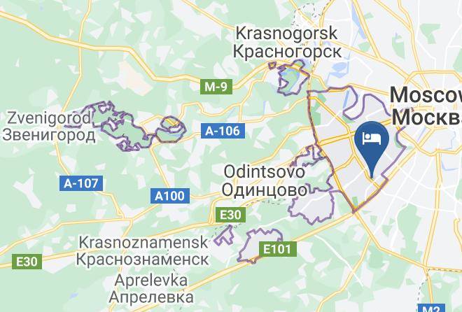 Moscow - Komnaty Apel'sin Na Vernadskogo Maps