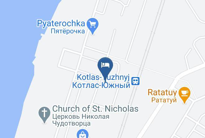 Kotlas - Komnaty Otdykha Maps