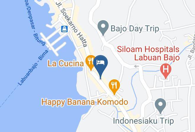 Komodo Indah Hotel Map