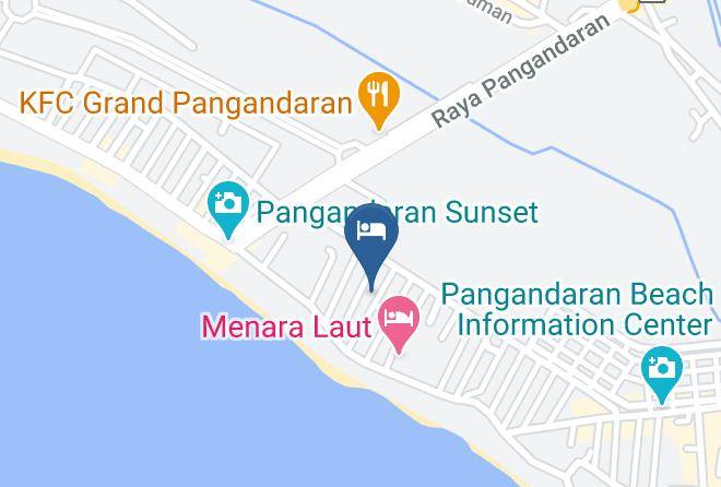 Komodo Island Hotel Pangandaran Map