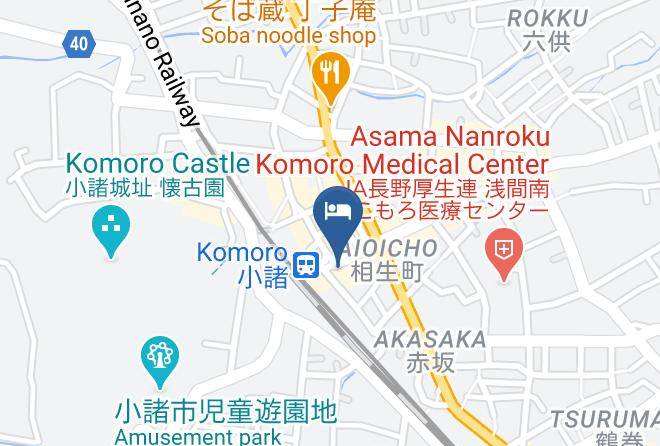 Komoro City - Komoro Royal Hotel Maps
