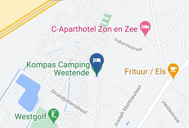 West Flanders - Kompas Camping Westende Maps