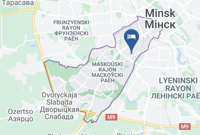 Minsk - Gostinitsa Komfort Maps