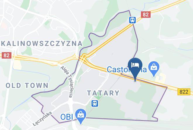 Kompleks Restauracyjno Noclegowy Rubikon Map