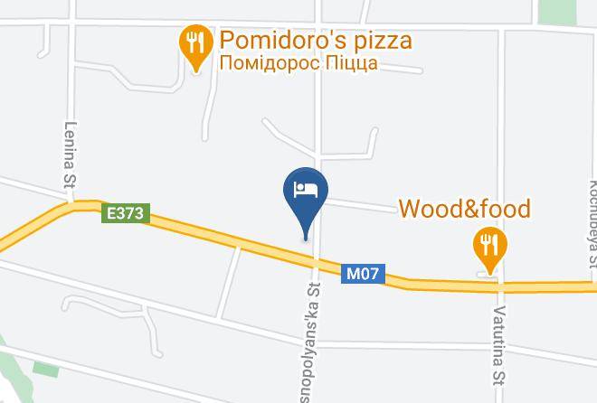 Bucha - Kompleks Vidpochynku Hostynnyy Dvir Maps