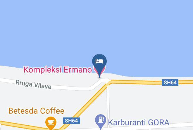 Pogradec - Kompleksi Ermano Maps