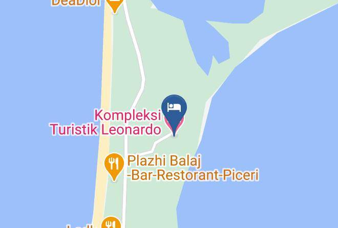 Lezhe - Kompleksi Turistik Leonardo Maps