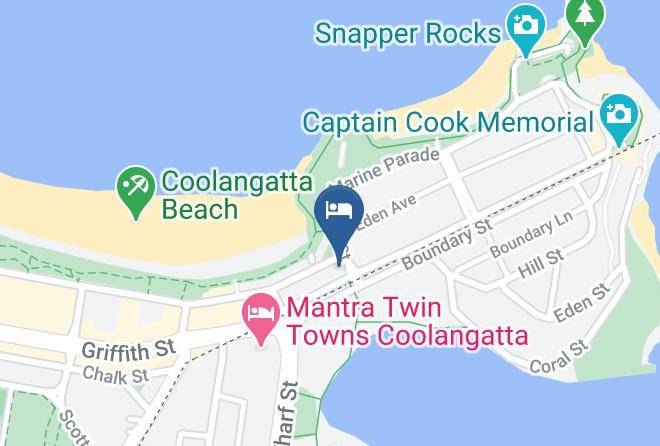 Gold Coast - Komune Resort And Beach Club Coolangatta Gold Coast Maps