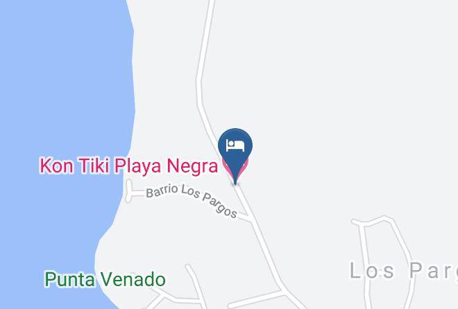 Santa Cruz - Kon Tiki Playa Negra Maps