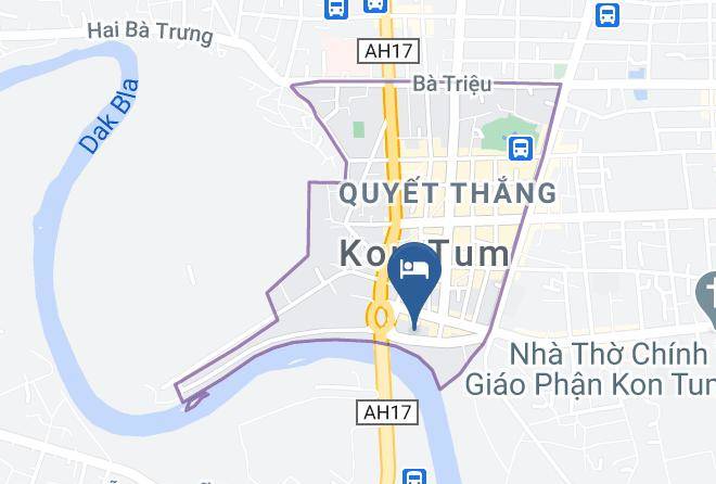 Indochine Hotel Kon Tum Map