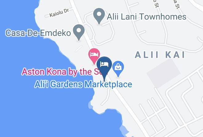 Hawaii - Kona Beach Bungalows Maps