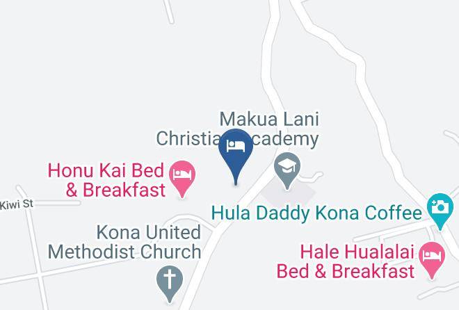 Hawaii - Kona Bed And Breakfast Maps