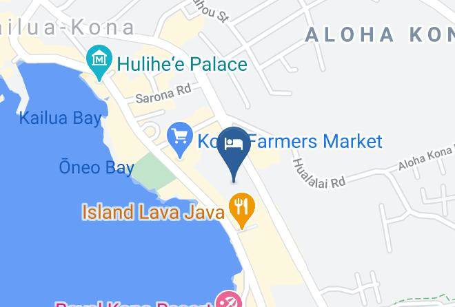 Hawaii - Kona Islander Inn Hotel Maps