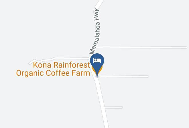 Hawaii - Kona Rainforest Organic Coffee Farm Maps
