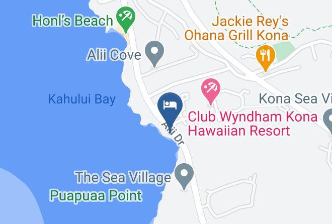 Hawaii - Kona Tiki Hotel Maps
