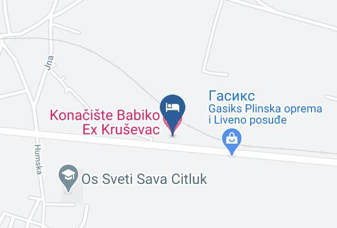Rasinski - Konaciste Babiko Ex Krusevac Maps