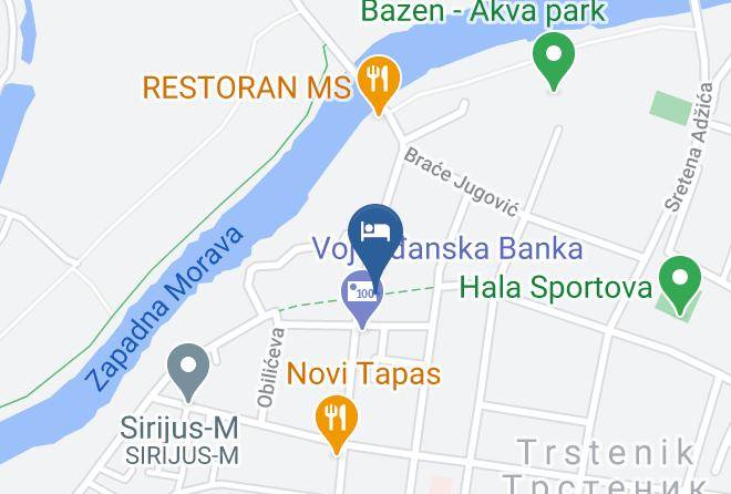 Rasinski - Konaciste Trstenik Kula Maps