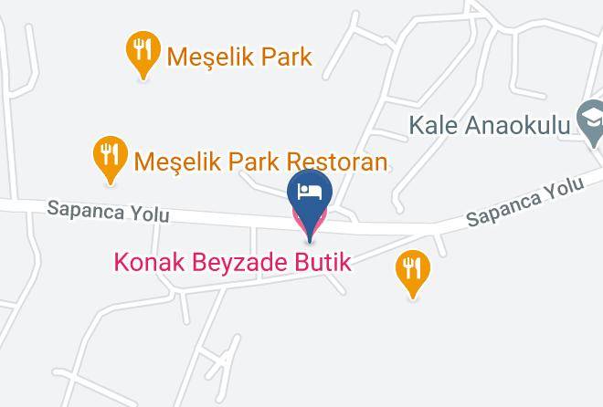 Sapanca - Konak Beyzade Butik Hotel Maps