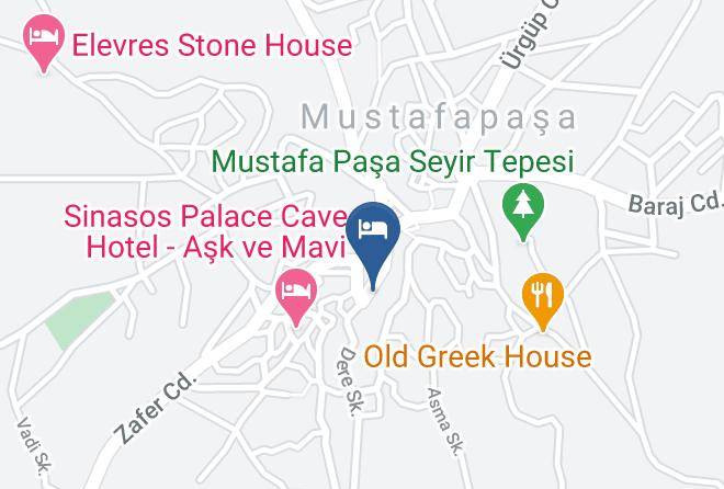 Urgup - Konak Bezirhane Cave Otel Maps