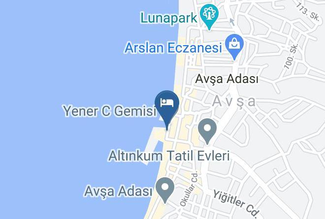 Avsa Konak Hotel Map