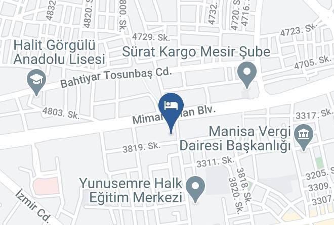 Yunusemre - Konak Pansiyon Maps