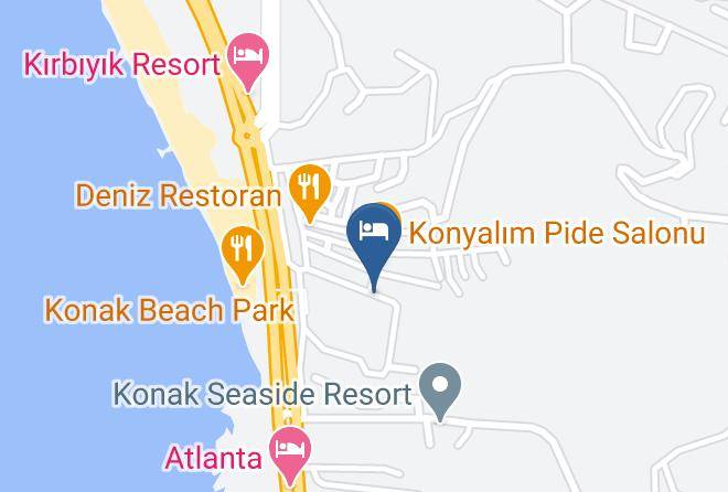 Alanya - Konak Seaside Homes Maps