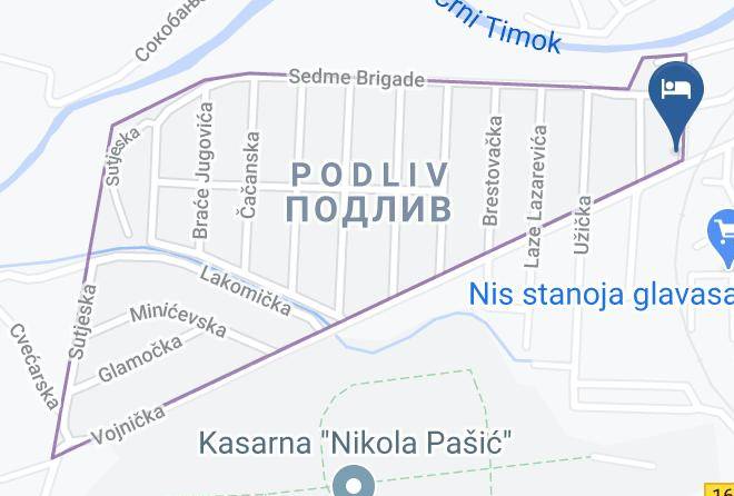 Zajecar District - Konak Timok Maps