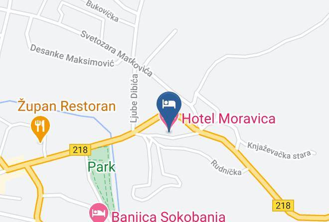 Zajecar District - Konak Vila Mirkovic Maps