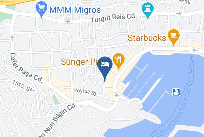 Bodrum - Konaki Boutique Hotel Bodrum Maps