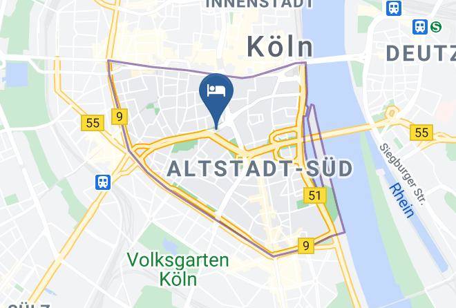 Cologne - Koncept Hotel International Maps