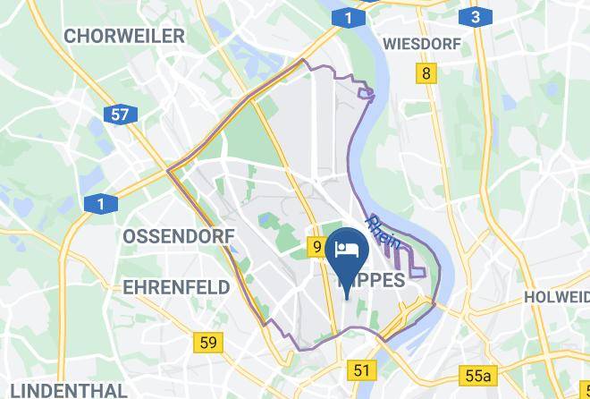 Cologne - Koncept Hotel Josefine Maps
